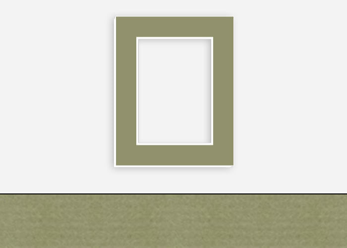 Custom Border Standard Mat 137: #PW554 (Nickel)