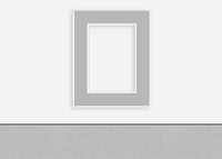 Custom Border Standard Mat 289: #PW557 (Silver Grey)