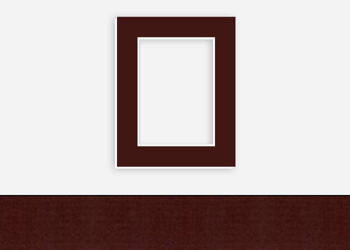 Custom Border Standard Mat 106: #PW564 (Art Brown)