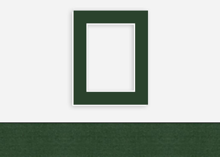 Custom Border Standard Mat 160: #PW565 (Moss Green)