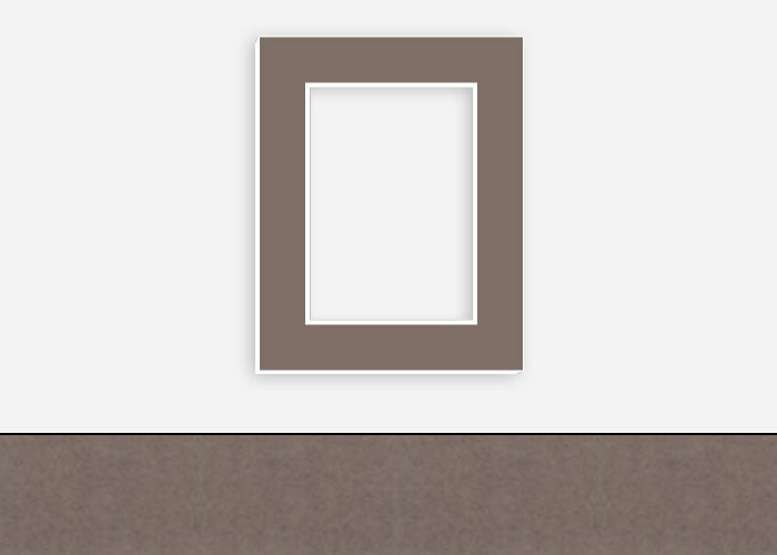 Custom Border Standard Mat 097: #PW567 (Clay)