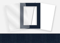 Standard Pkg 209: Glass, Foamboard, and Mat #PW568 (Blueberry) with 2 inch Border