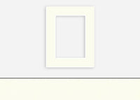 Custom Border Standard Mat 022: #PW570 (White)