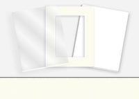 Standard Pkg 022: Glass, Foamboard, Mat #PW570 (White) with 2 inch Border