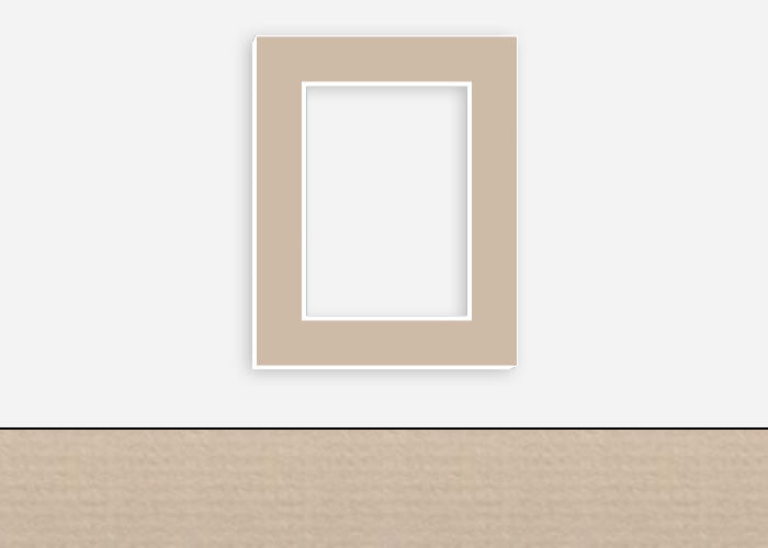 Custom Border Standard Mat 077: #PW571 (Agate Grey)