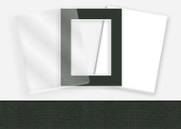 Standard Pkg 165: Acrylic, Foamboard, and Mat #PW578 (Juniper) with 2 inch Border