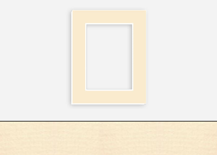 Custom Border Standard Mat 047: #PW581 (Bisque)