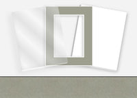 Standard Pkg 130: Glass, Foamboard, and Mat #PW589 (Porpoise) with 2 inch Border
