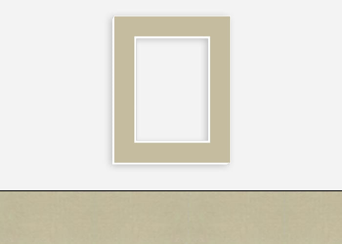 Custom Border Standard Mat 078: #PW590 (Willow)