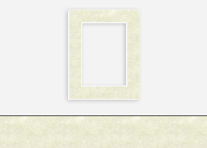 Custom Border Standard Mat 125: #PW593 (Classic Parchment)