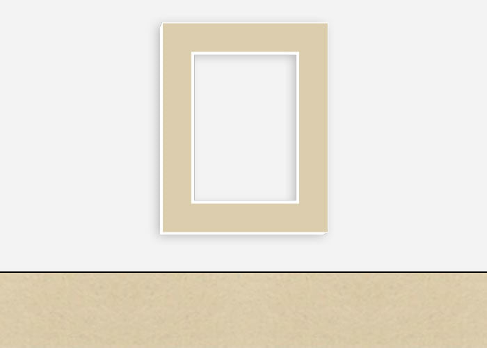 Custom Border Standard Mat 063: #PW598 (Wheat)
