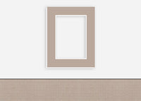 Custom Border Standard Mat 080: #PW601 (Feather Grey)