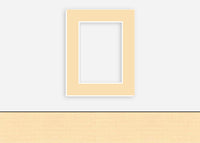 Custom Border Standard Mat 051: #PW615 (Talc)