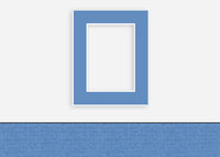 Custom Border Standard Mat 192: #PW622 (Azure)