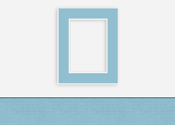 Custom Border Standard Mat 187: #PW623 (Pacific)