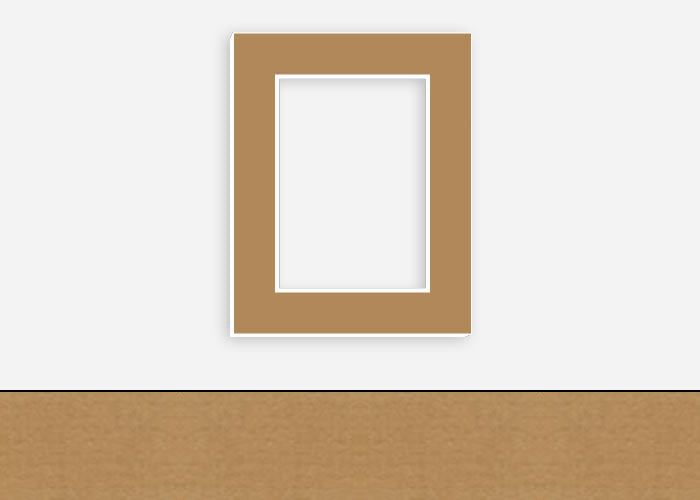 Custom Border Standard Mat 093: #PW624 (Sahara)