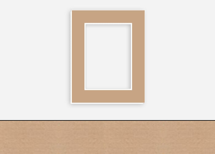 Custom Border Standard Mat 074: #PW625 (Sierra)