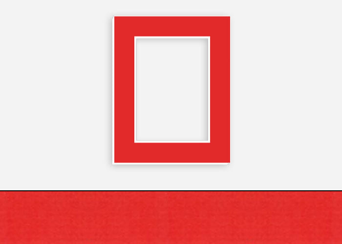 Custom Border Standard Mat 268: #PW626 (Saffron)