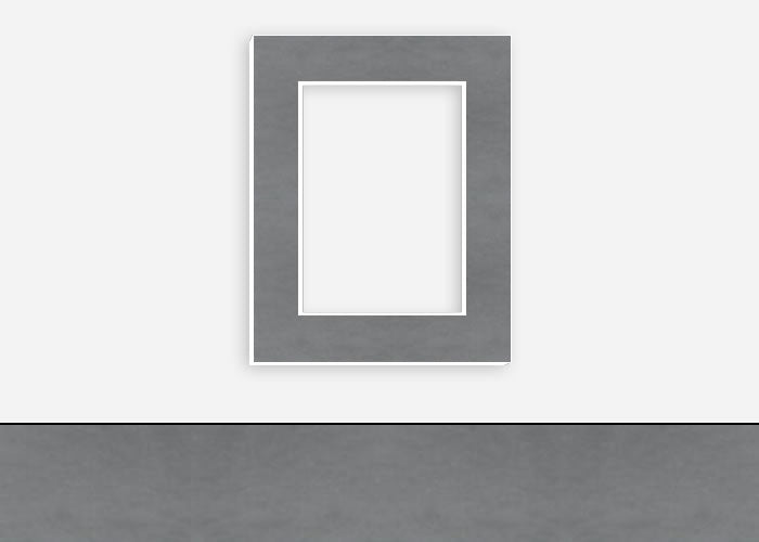 Custom Border Standard Mat 335: #PW791 (Mercury)
