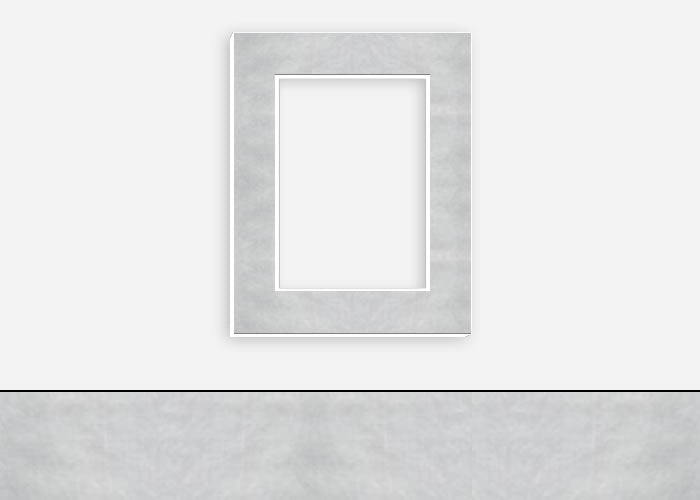 Custom Border Standard Mat 332: #PW793 (Light Silver)