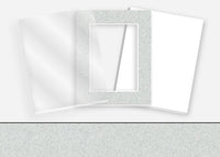 Pkg 153: Glass, Foamboard, and Mat #0915 (Fog) with 2 inch Border